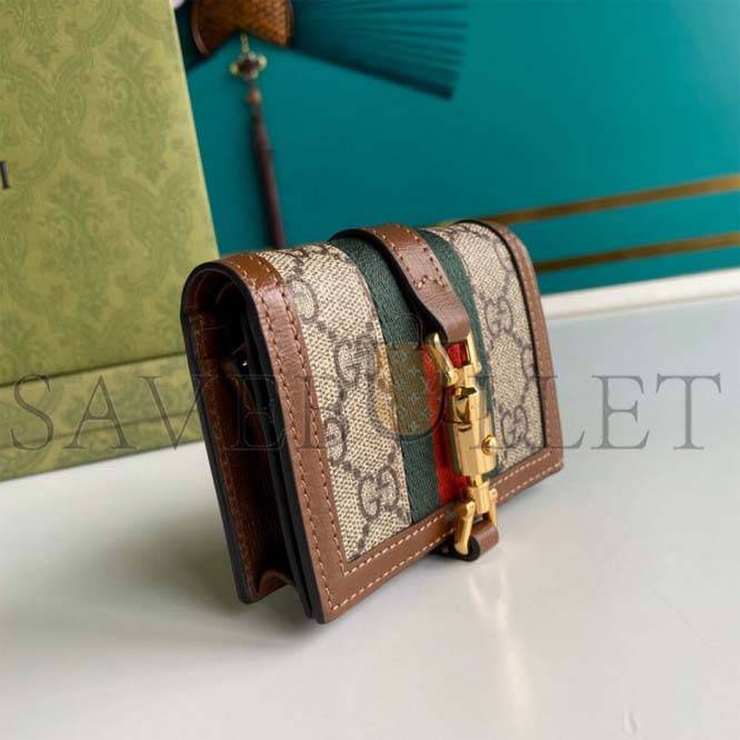 GUCCI JACKIE 1961 CARD CASE WALLET 645536 (17*11cm)